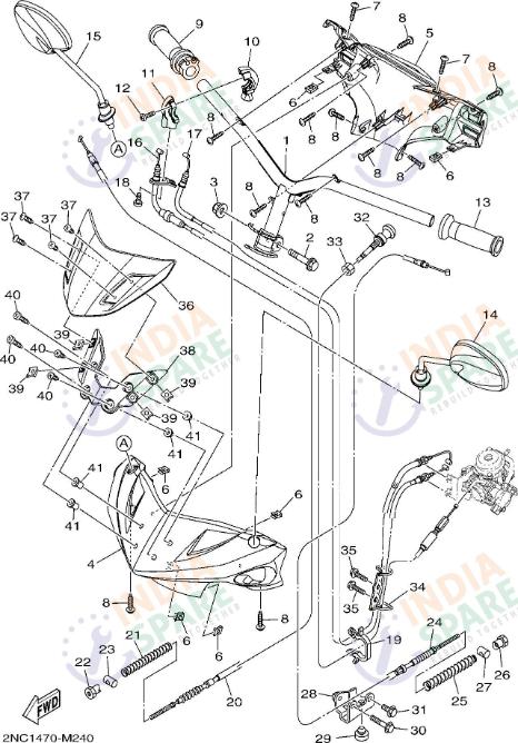 STEERING HANDLE & CABLE